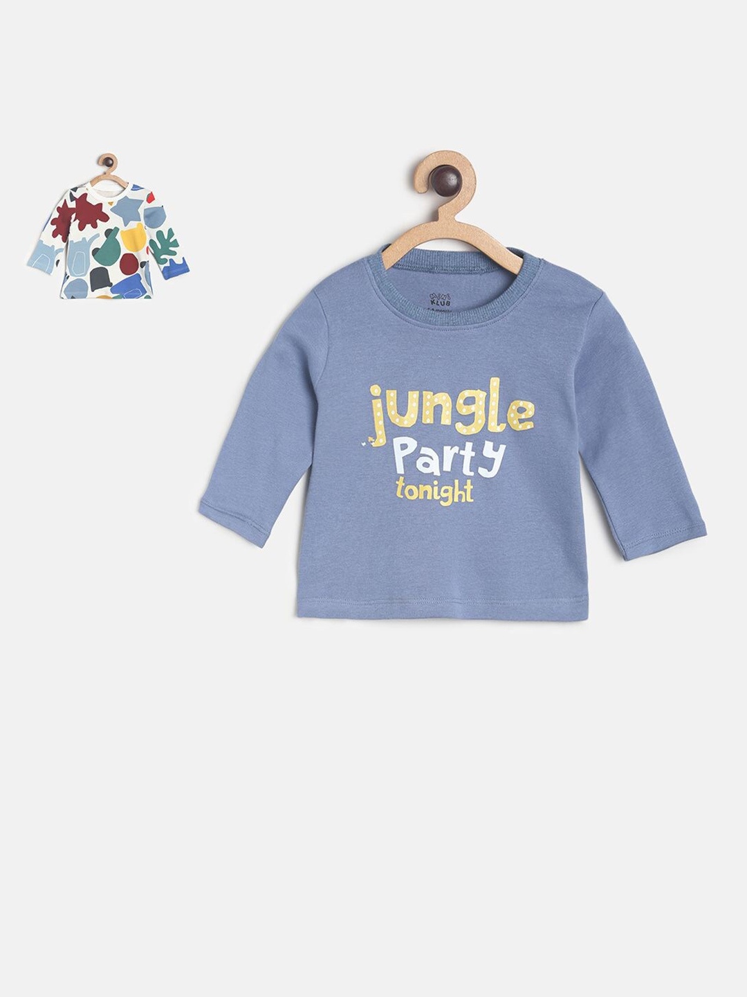 

MINI KLUB Boys Multicoloured Pack of 2 Printed T-shirt, Multi