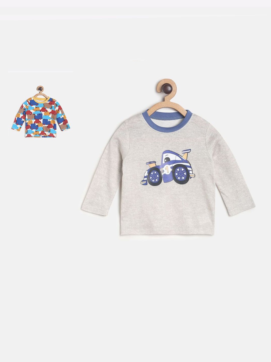 

MINI KLUB Boys Multicoloured Pack of 2 Tshirt, Multi