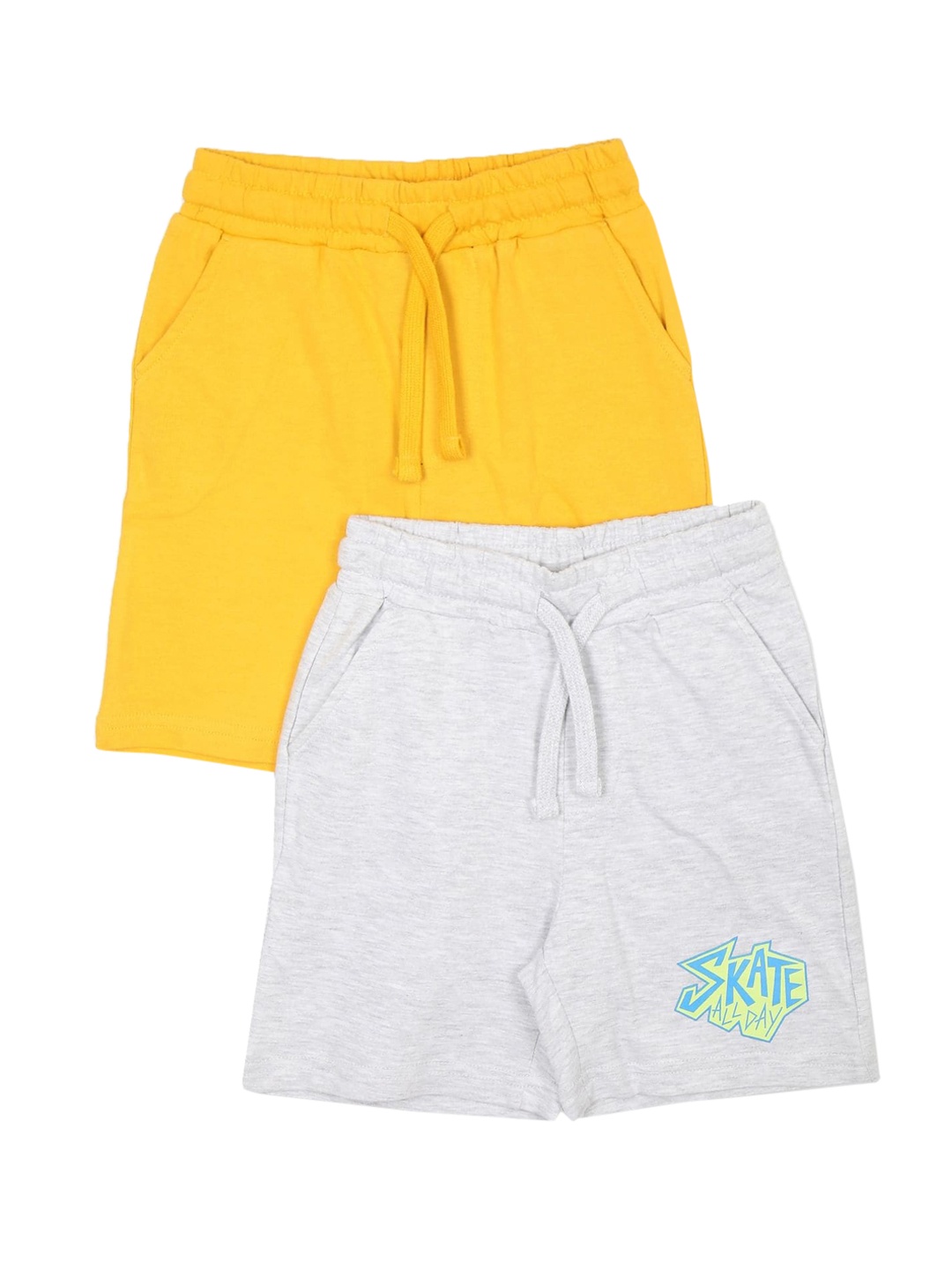 Donuts Boys Pack of 2 Solid Shorts, Assorted
