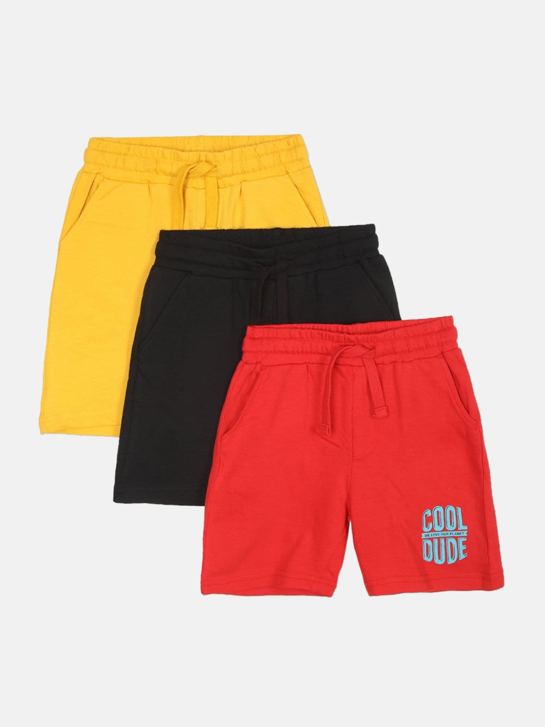 

Donuts Boys Pack of 3 Assorted Solid Shorts