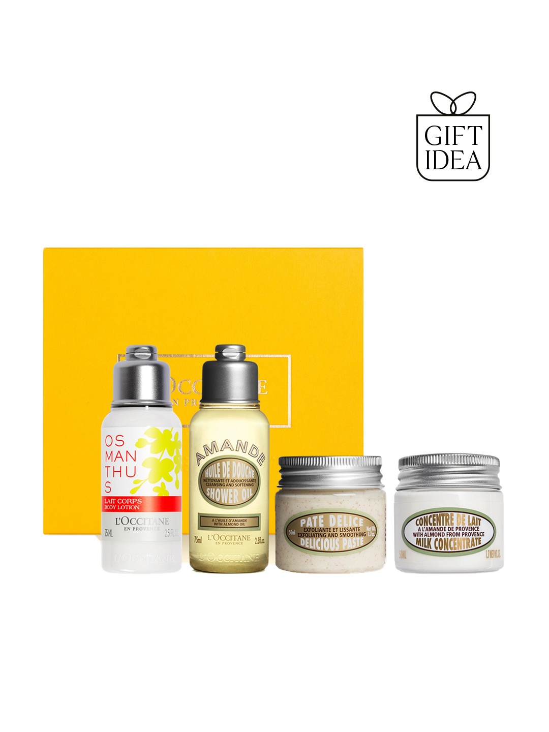

Loccitane En Provence Set Of 4 Body Essential Kit, Transparent