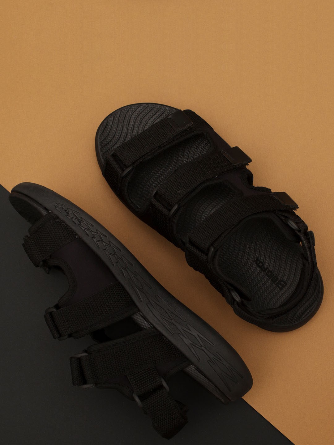 

Big Fox Men Black Comfort Sandals