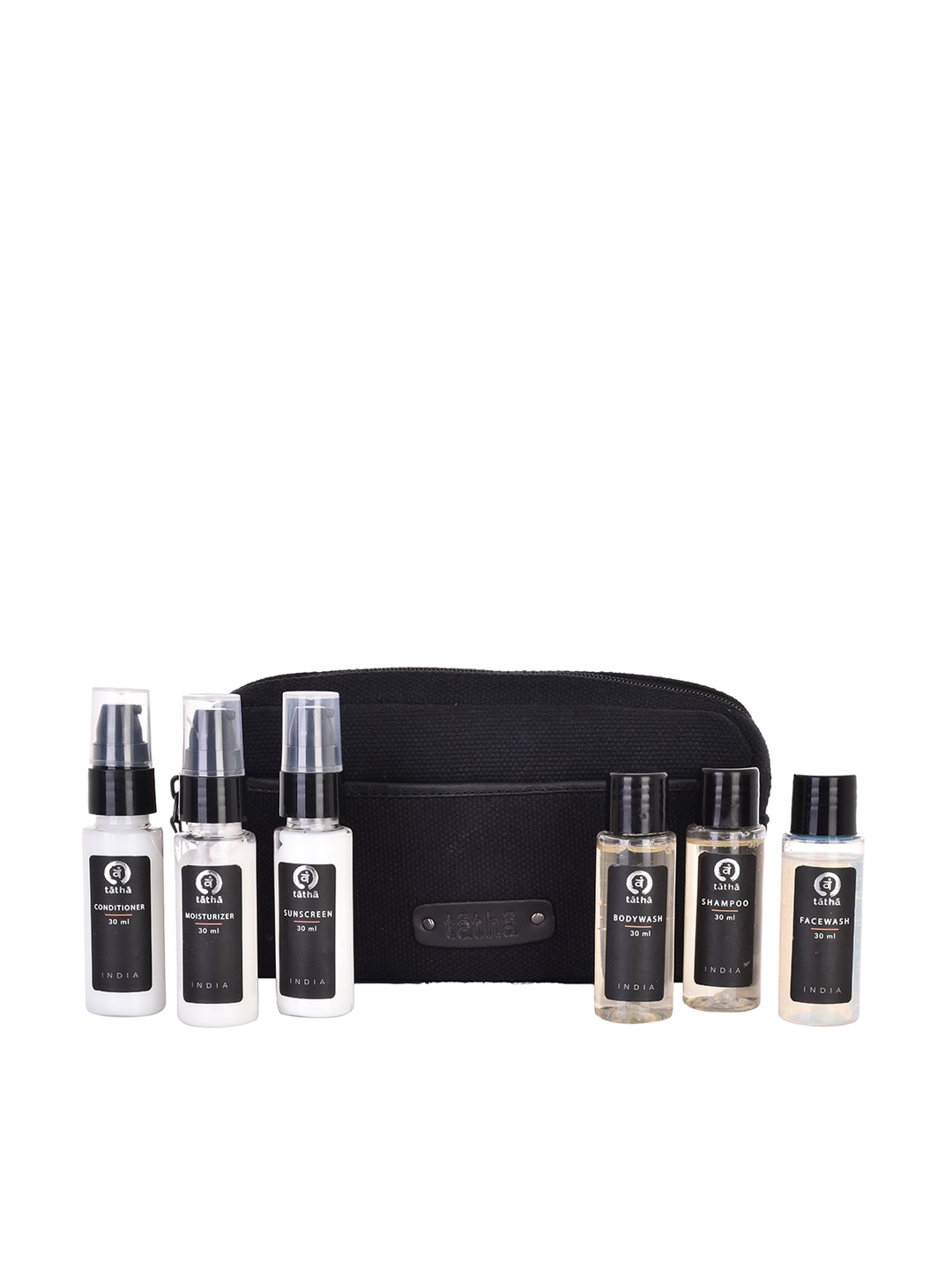 

Tatha The Caffeinated Body Kit-6 Pieces, Transparent