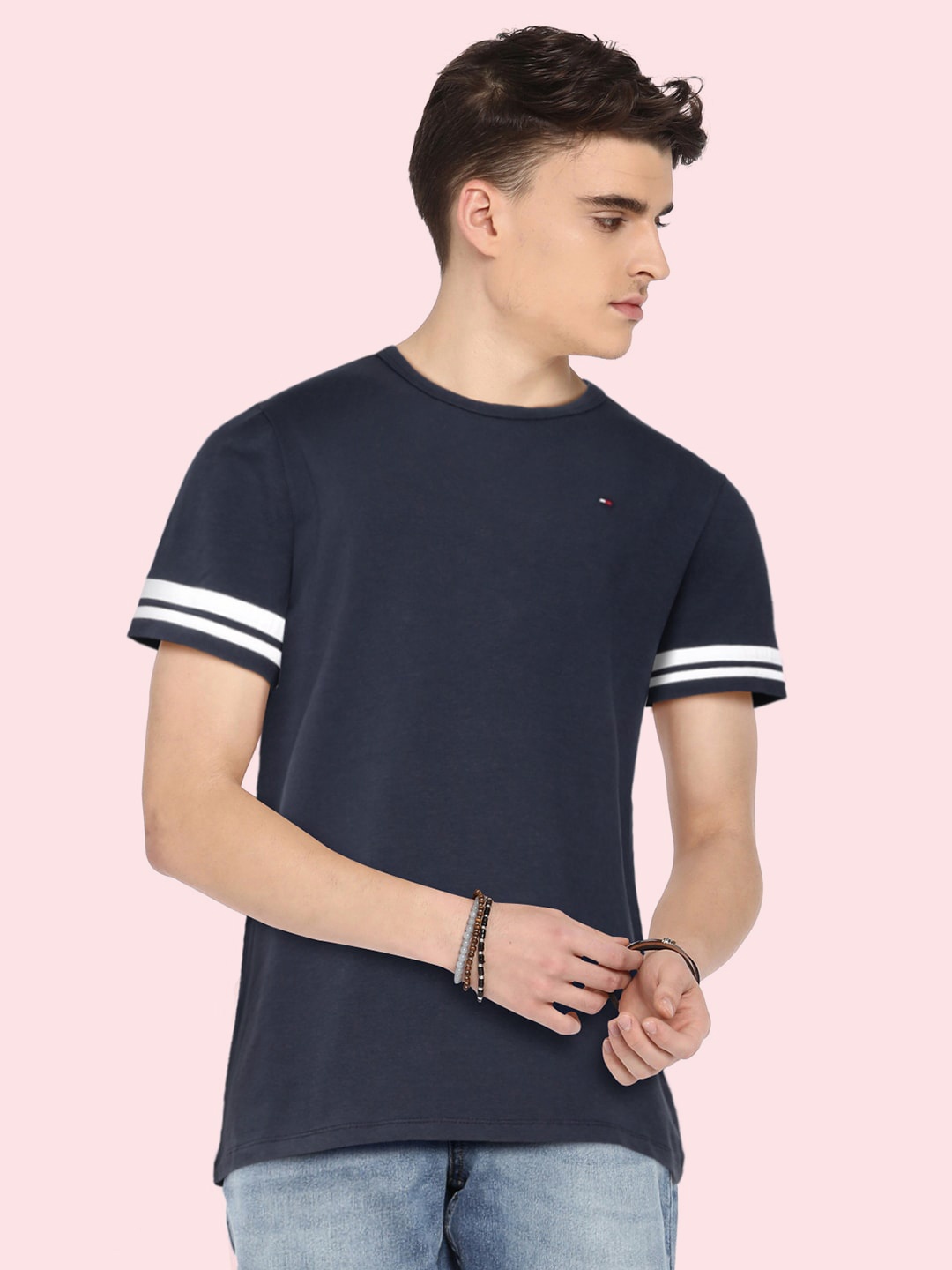 

Tommy Hilfiger Boys Navy Blue Organic Cotton T-shirt