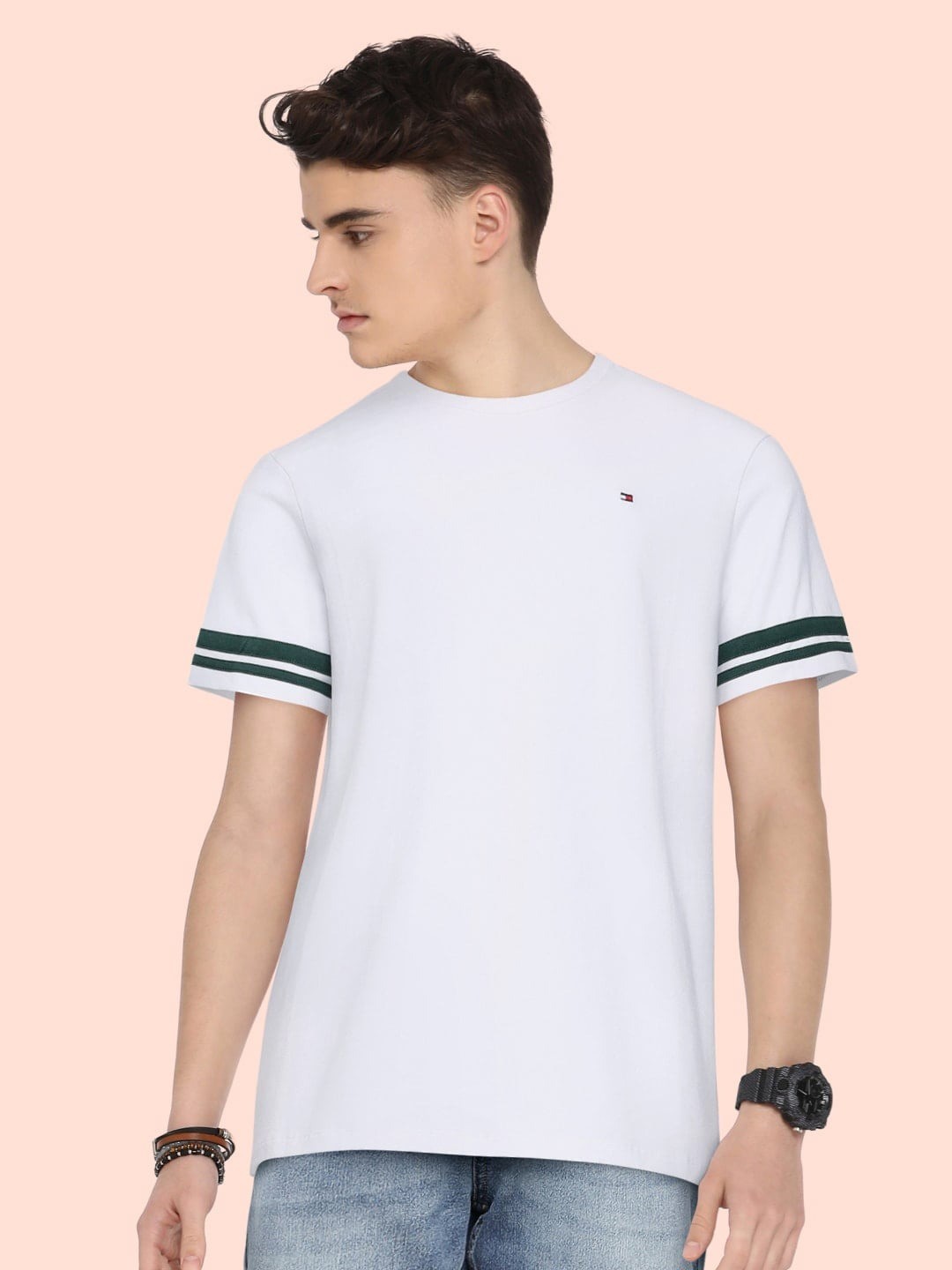 

Tommy Hilfiger Boys White Organic Cotton T-shirt