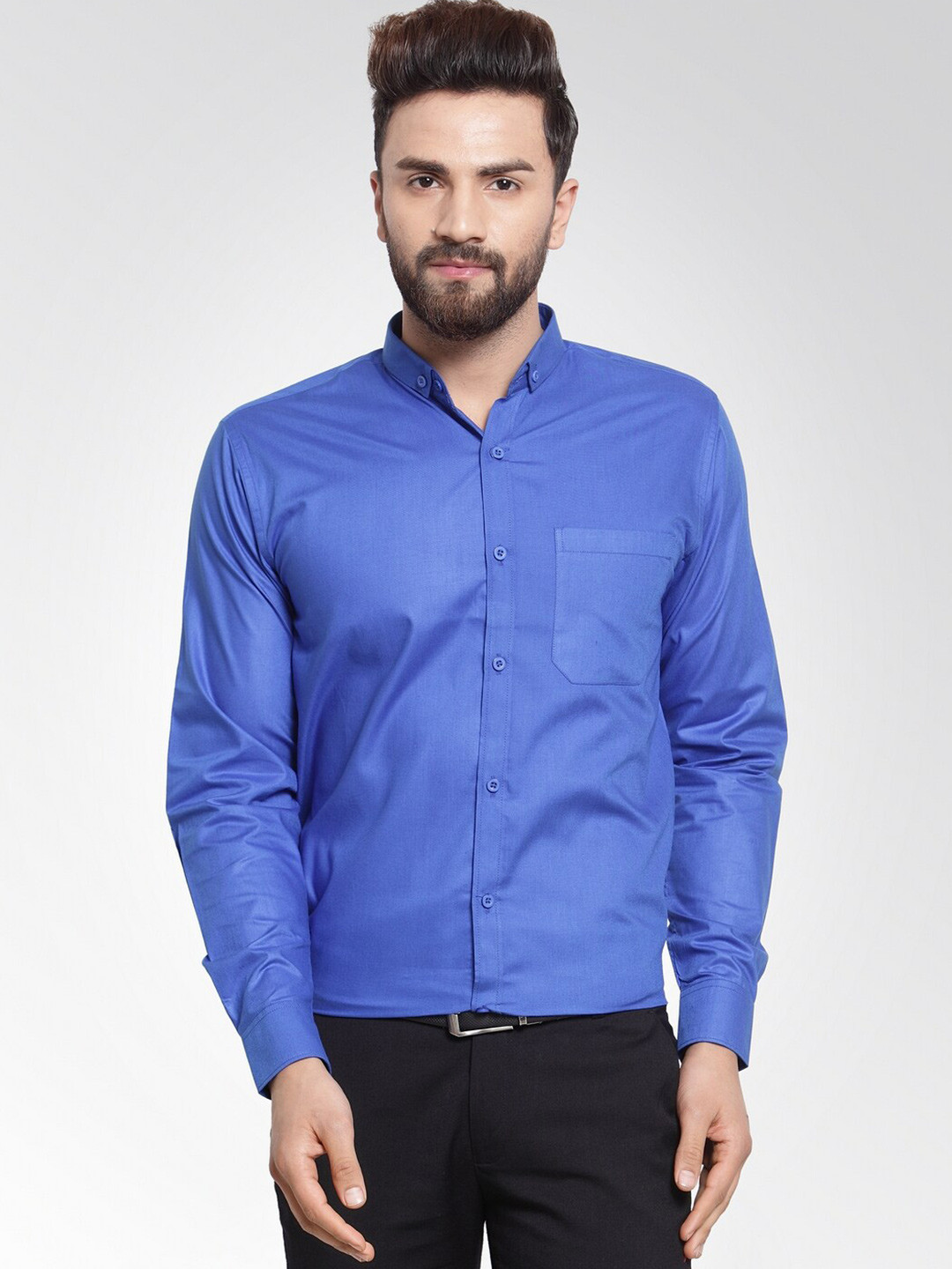 

JAINISH Men Blue Comfort Formal Shirt