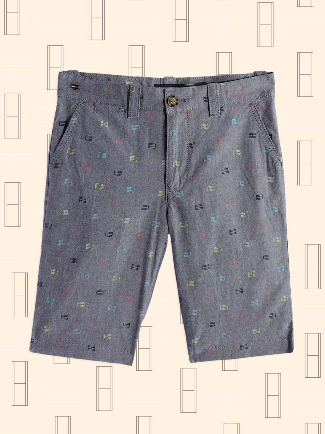 

Tommy Hilfiger Boys Blue Printed Shorts