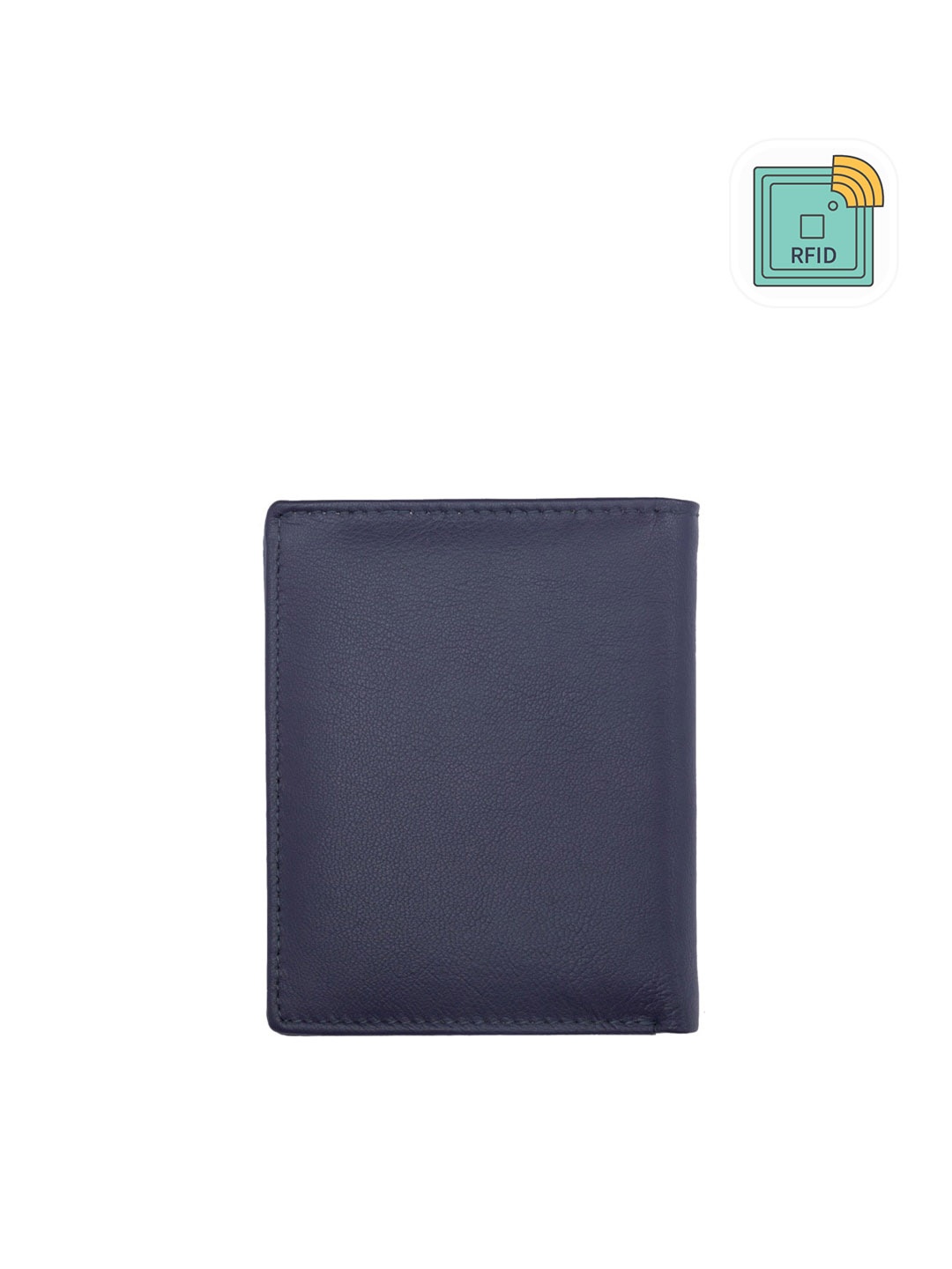 

Provogue Men Violet Leather Two Fold Wallet
