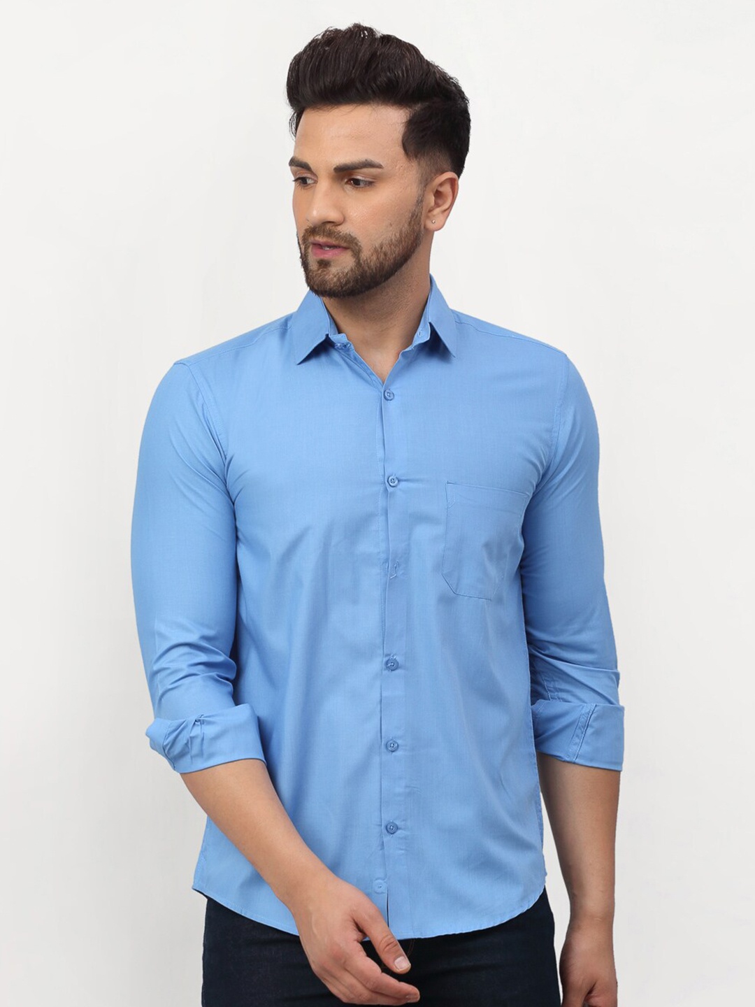 

JAINISH Men Blue Comfort Casual Shirt