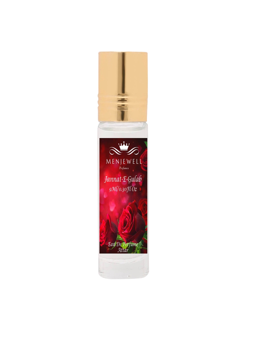 

Menjewell Fragrance Jannat-E-Gulab Long Lasting Attar/Perfume 9ml, Transparent