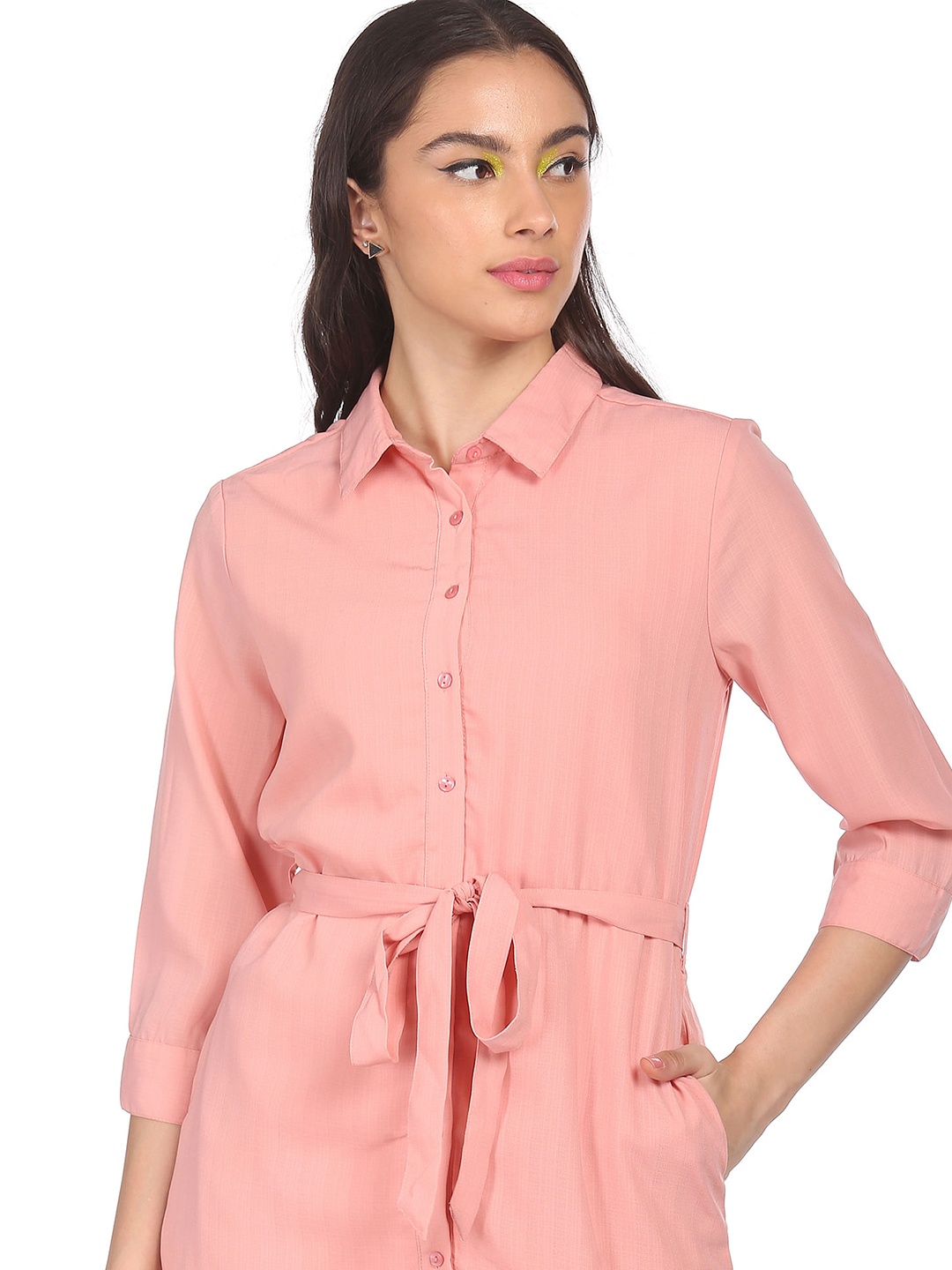 

Sugr Pink Shirt Dress