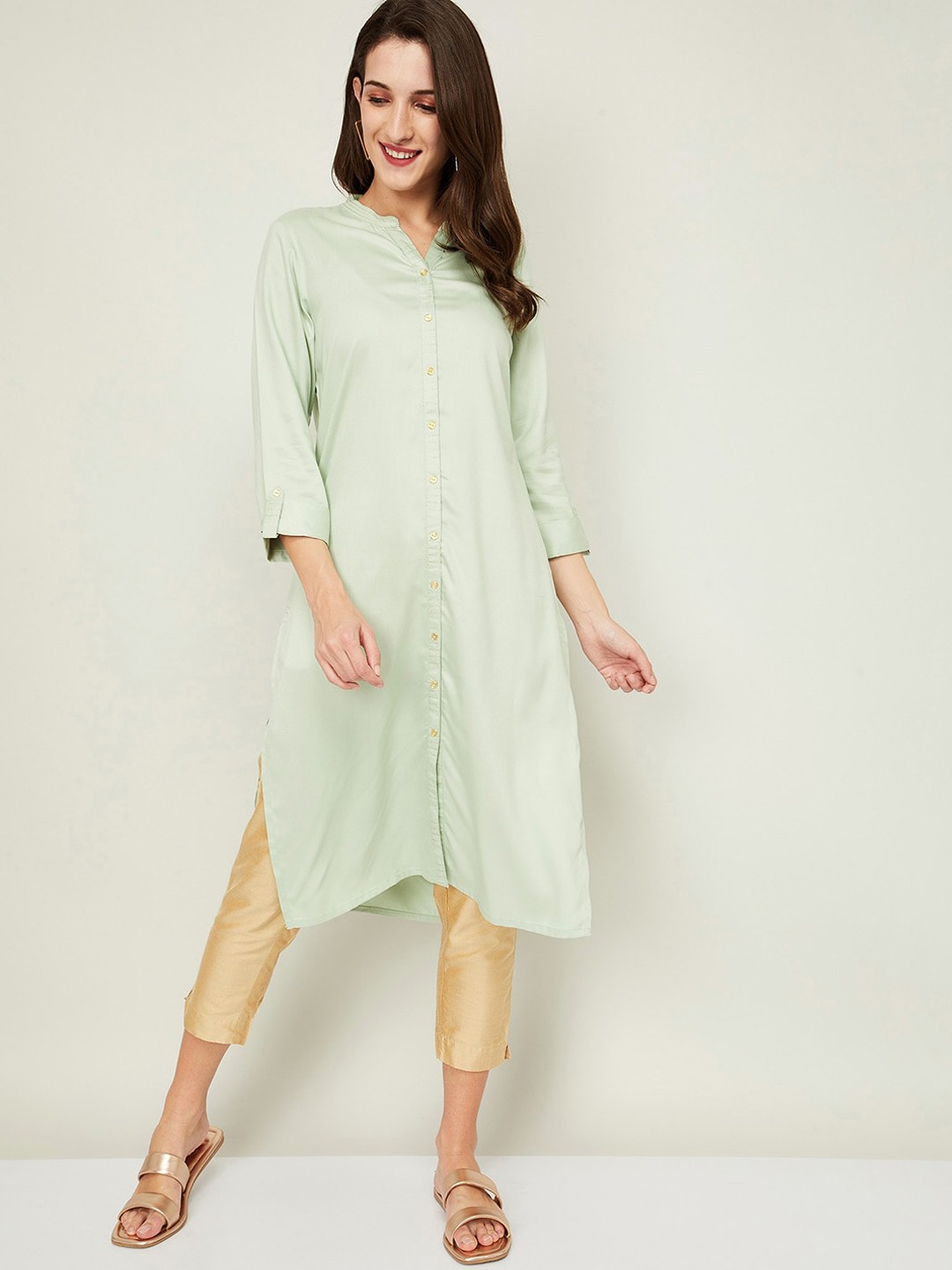 

Melange by Lifestyle Women Yellow Kurta