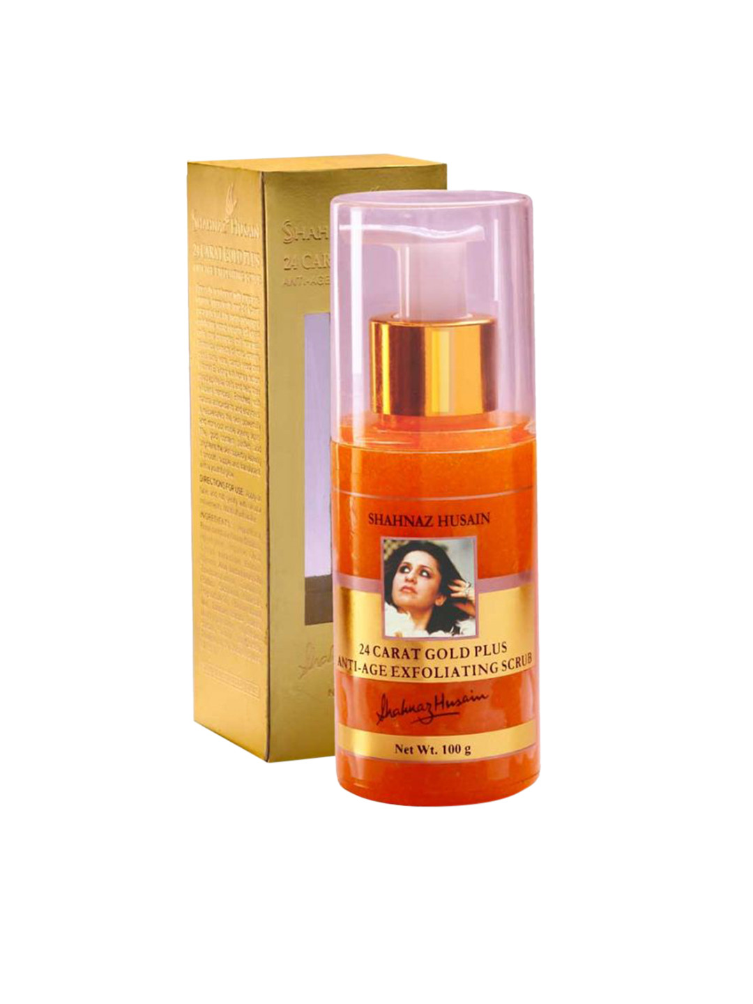 

Shahnaz Husain 24 Carat Gold Anti Age Exfoliating Scrub, 100g, Orange