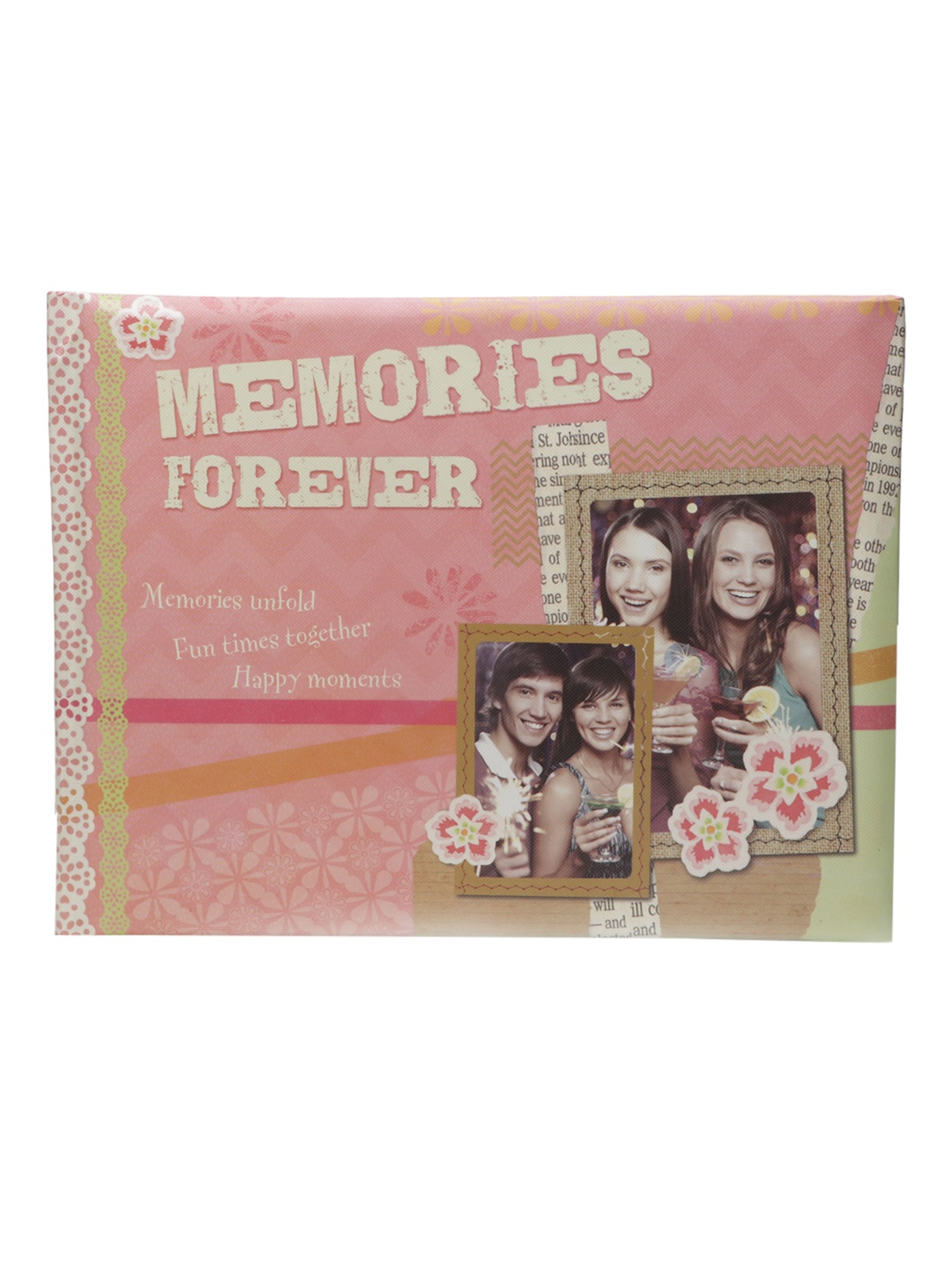 

Archies Pink & Off-White Printed Notebook