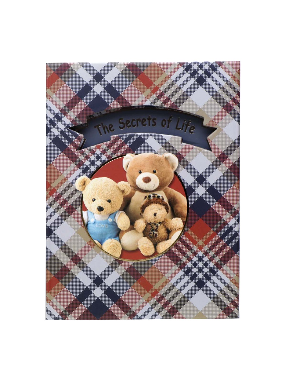 

Archies Multicolored Checked Notebook With Lock, Multi