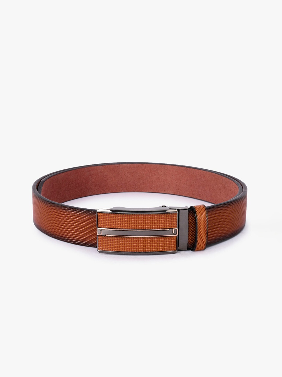 

BuckleUp Men Tan Leather Belt