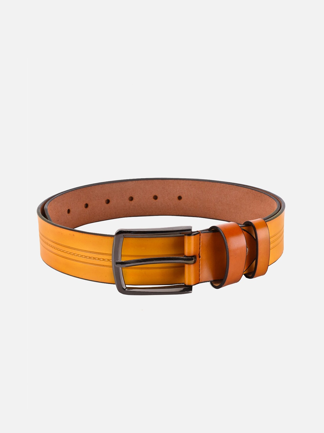 

BuckleUp Men Tan Leather Belt