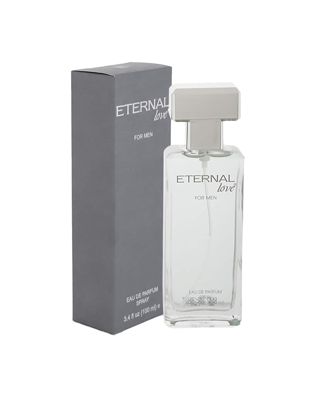 

ETERNAL Love Men Eau De Parfum Spray 100 ml, Grey