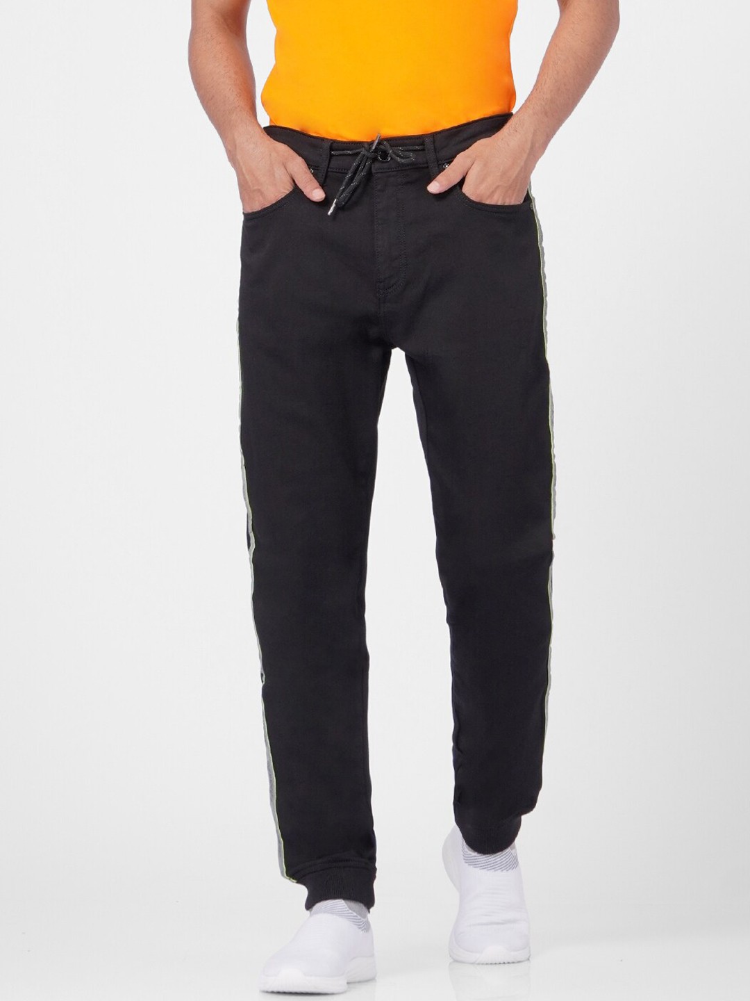 

Jack & Jones Men Black Low-Rise Jeans