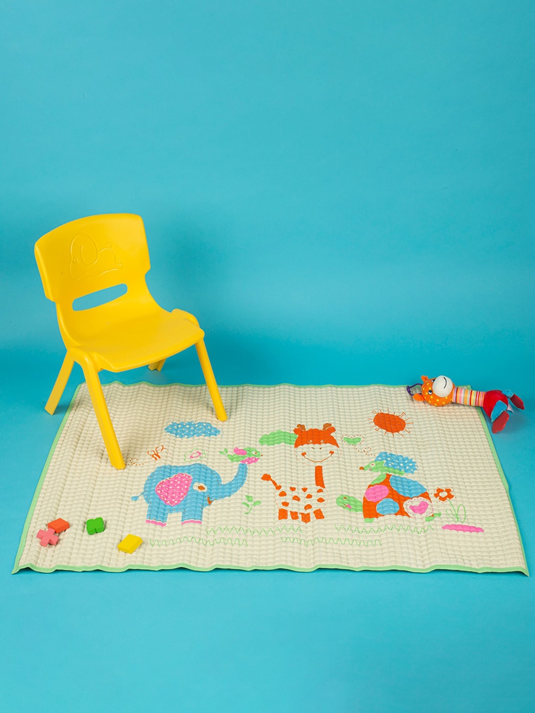 

Baby Moo Infant Unisex Kids Green Air Filled Waterproof Massage Mat