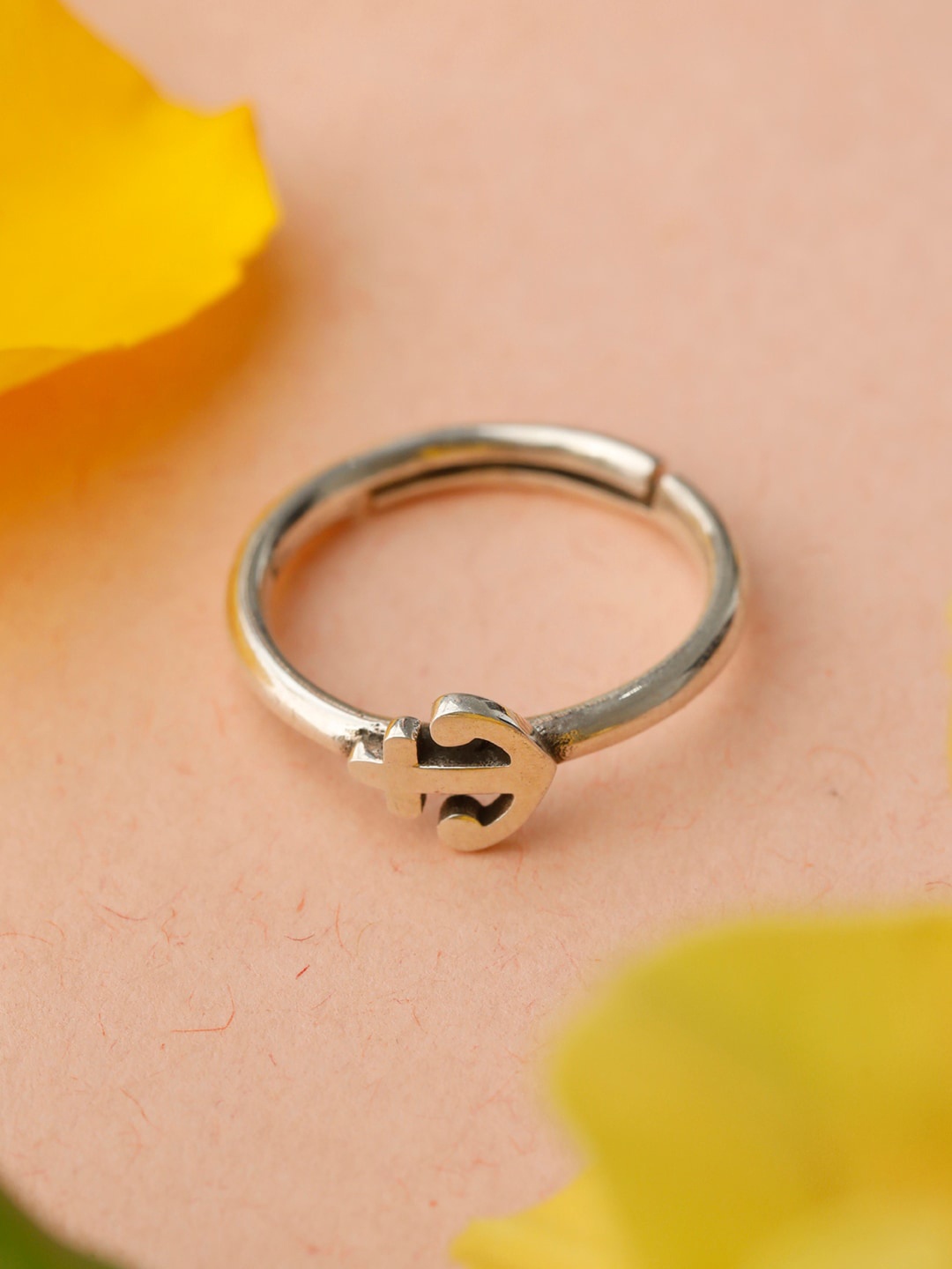 

SHEER by Priyaasi Silver-Plated 92.5 Sterling Silver Finger Ring