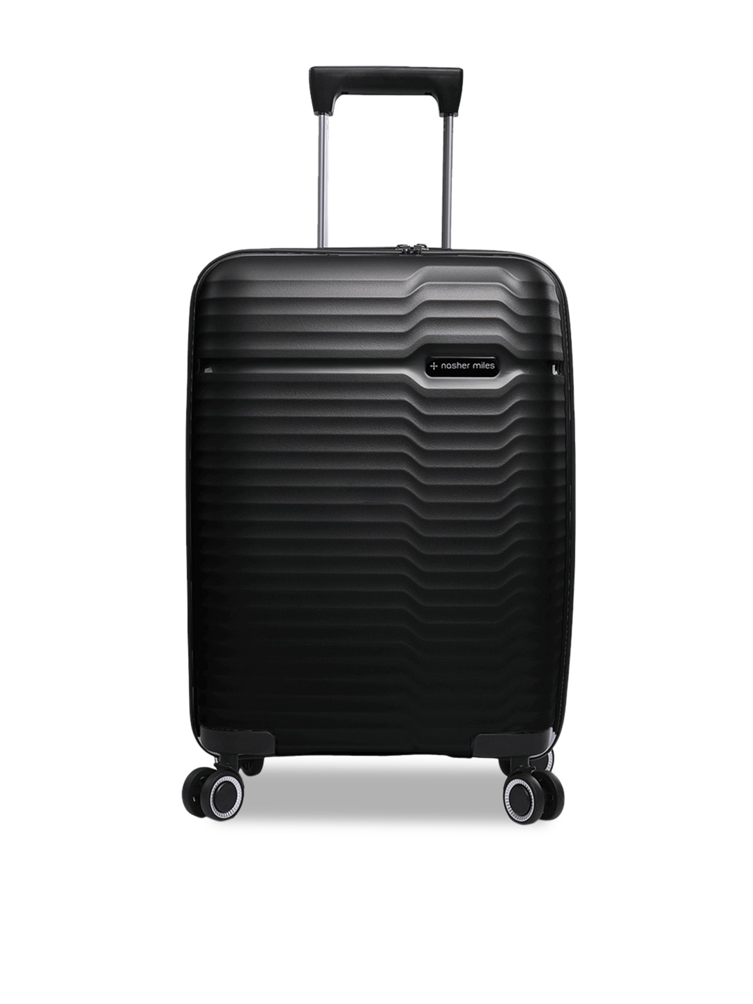 

Nasher Miles Sahara Textured Hard-Sided Cabin Trolley Bag- 55 cm, Black