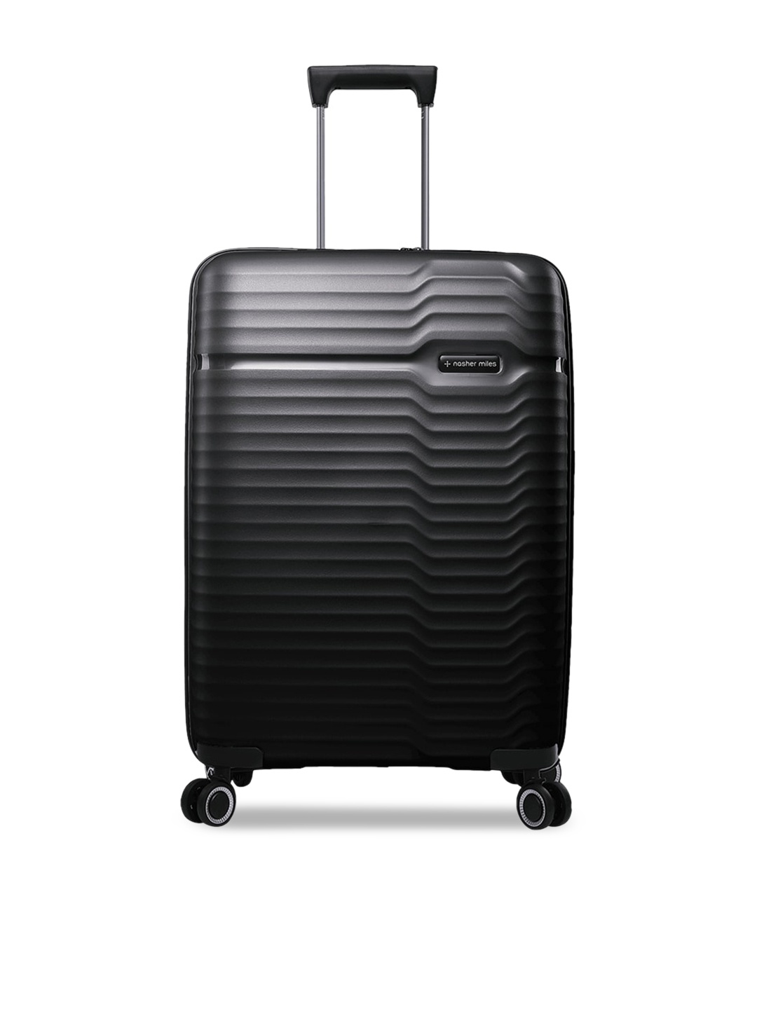 

Nasher Miles Sahara Textured Hard-Sided Medium Trolley Suitcase, Black