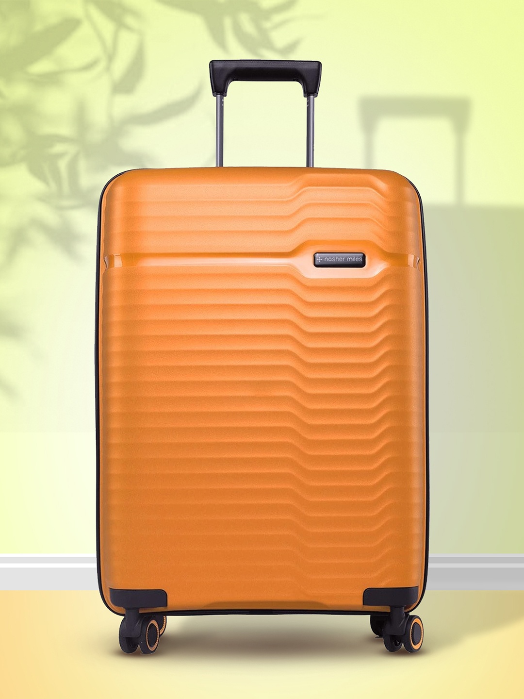

Nasher Miles Sahara Textured Hard-Sided Large Trolley Bag- 75 cm, Orange