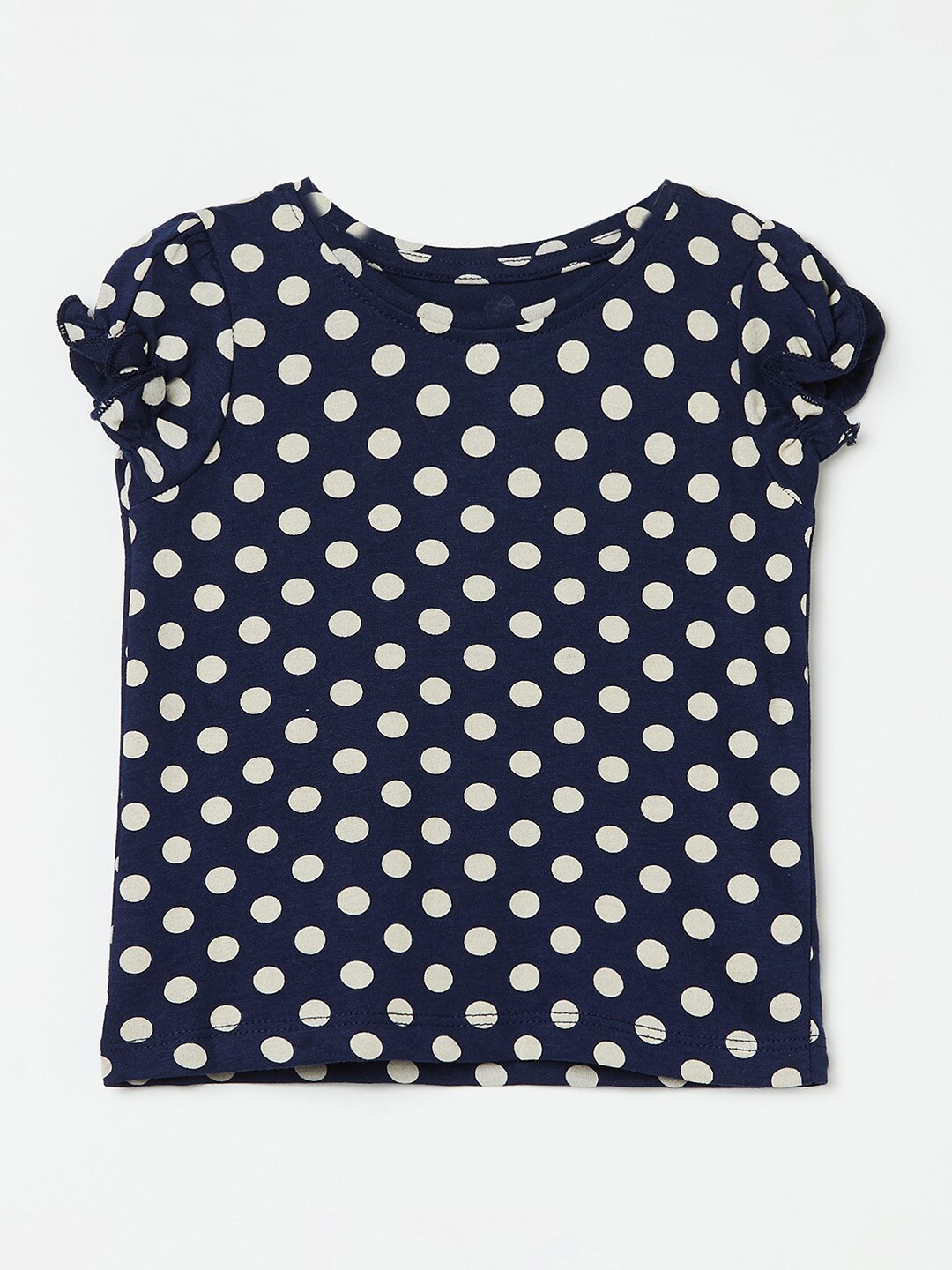 

Juniors by Lifestyle Navy Blue Print Top