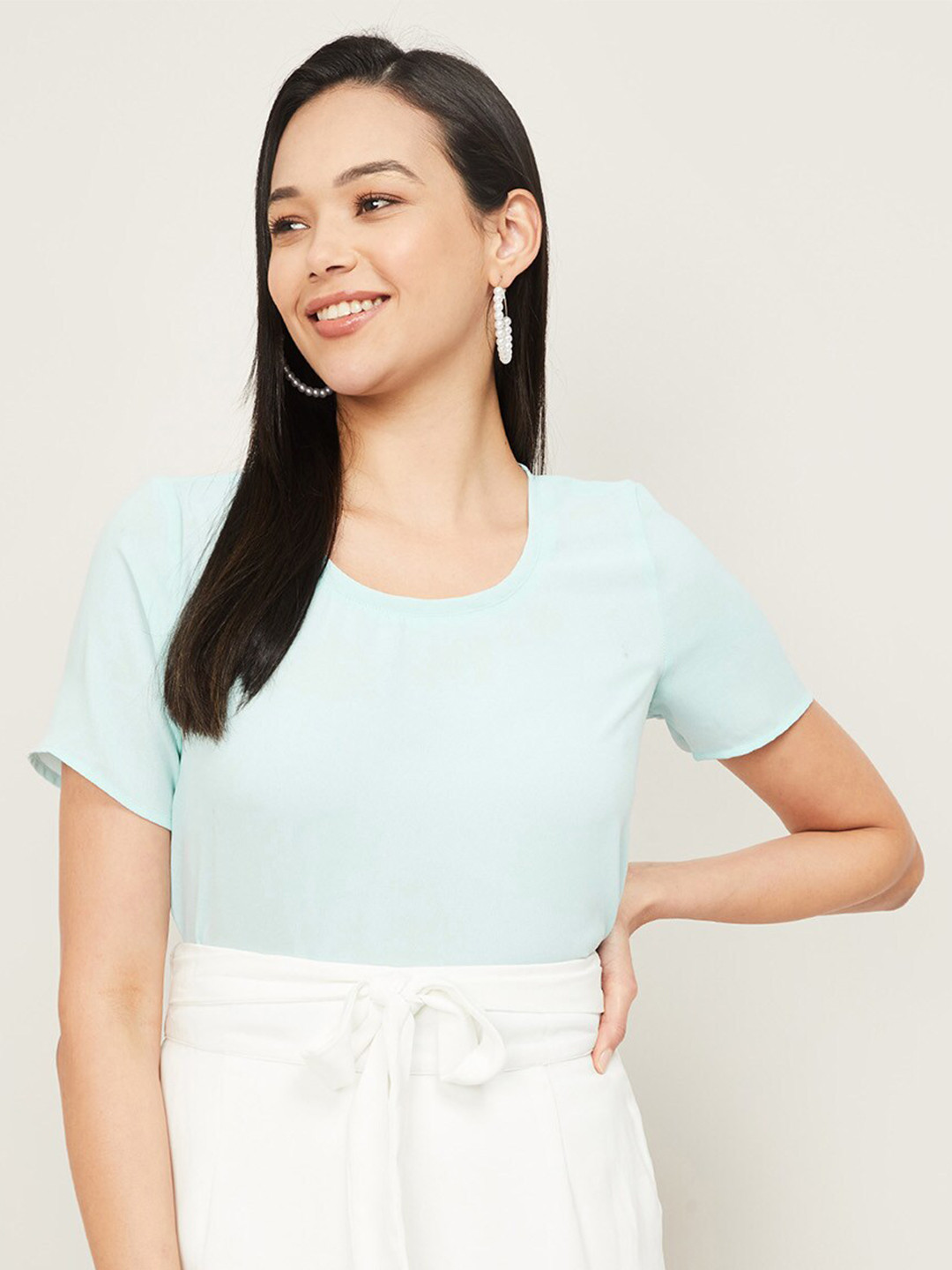 

Bossini Woman Mint Green Top