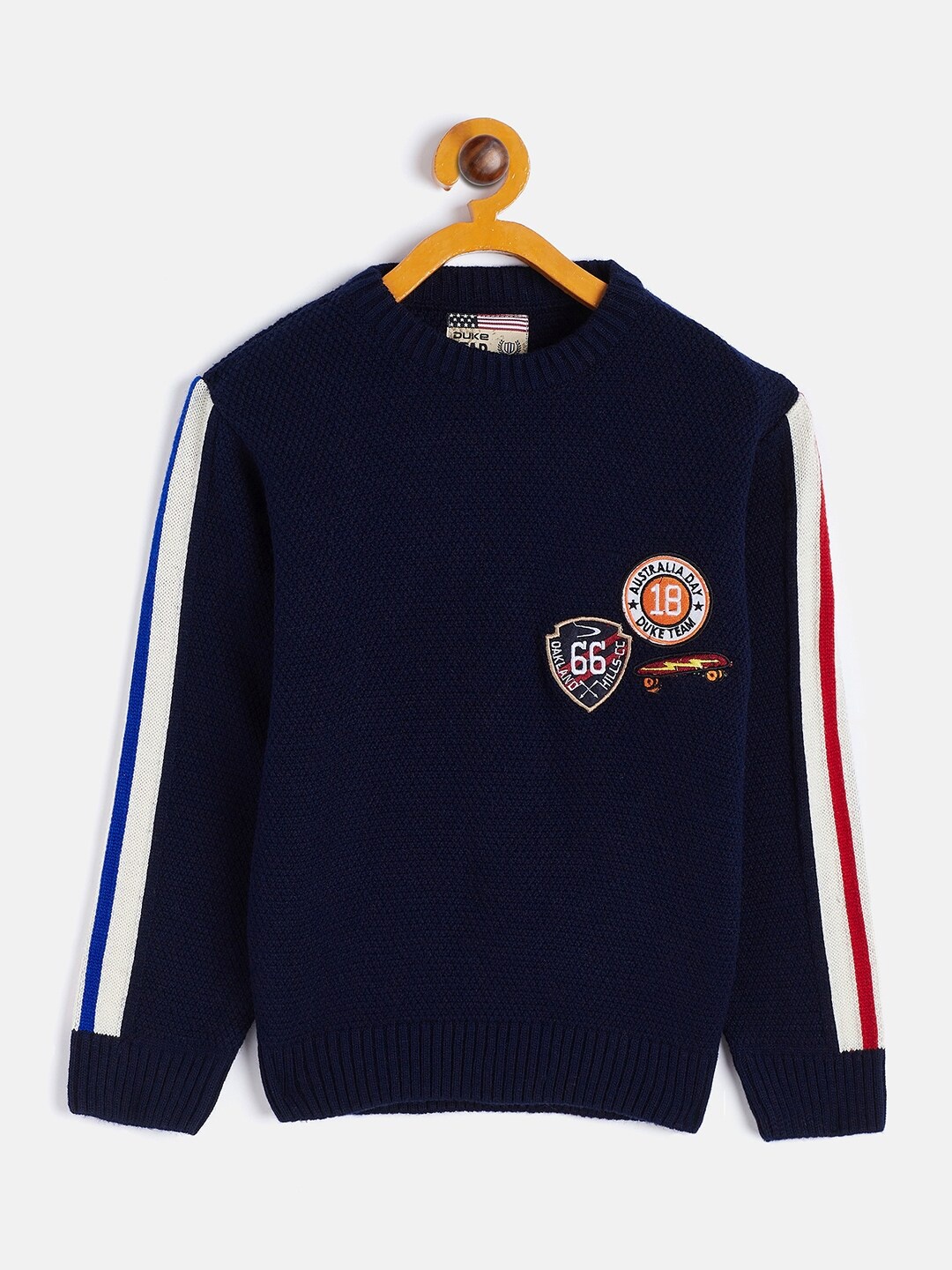 

Duke Boys Blue & White Wool Pullover