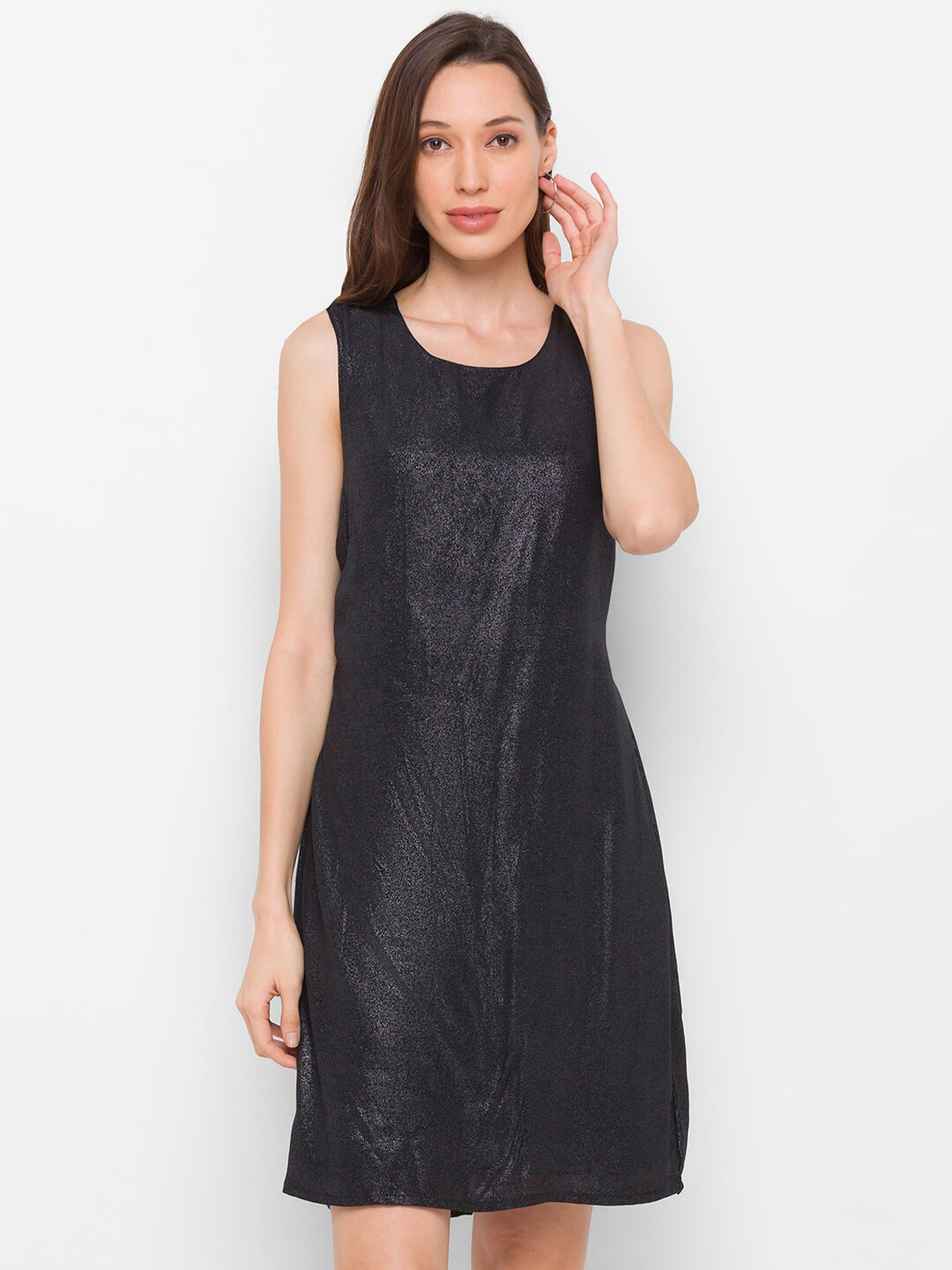 

Globus Women Black Sheath Dress