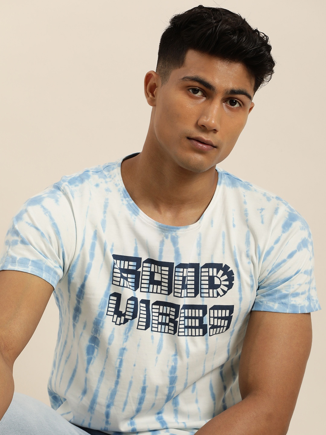 

Difference of Opinion Men Multicoloured Tie and Dye Dyed T-shirt, Multi