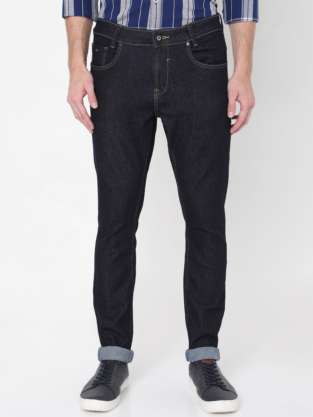 

Mufti Men Blue Skinny Fit Stretchable Jeans