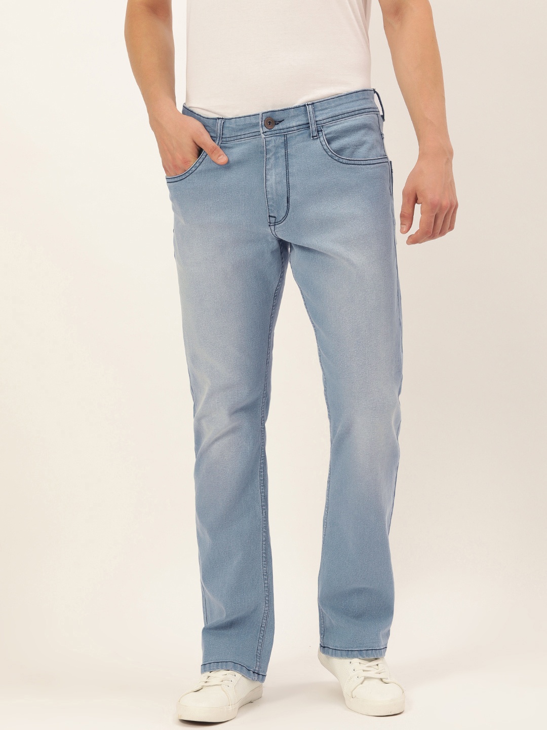 

IVOC Men Blue Bootilicious Bootcut Fit Light Fade Stretchable Jeans