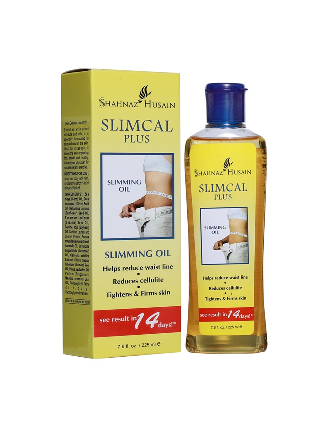 

Shahnaz Husain Slimcal Plus Slimming Oil 225 ml, White