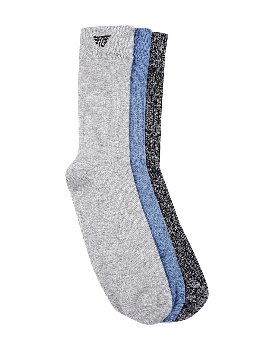 

Red Tape Men Pack Of 3 Solid Above Ankle Socks, Grey