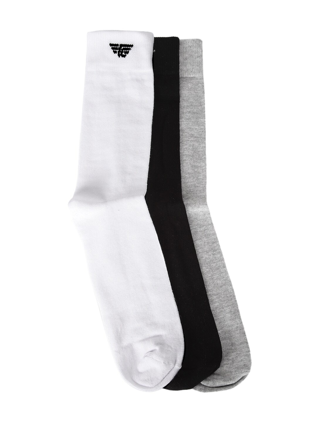 

Red Tape Men 3 Pairs Above Ankle Cotton Blend Socks, Black