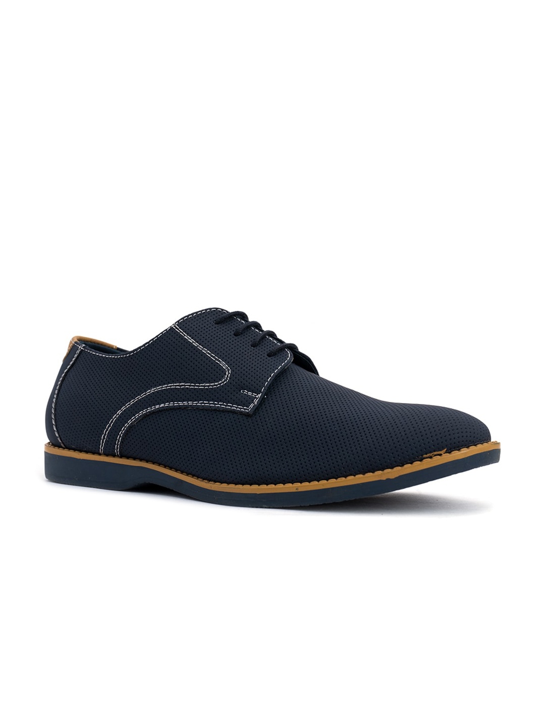 

Khadims Men Navy Blue Derbys