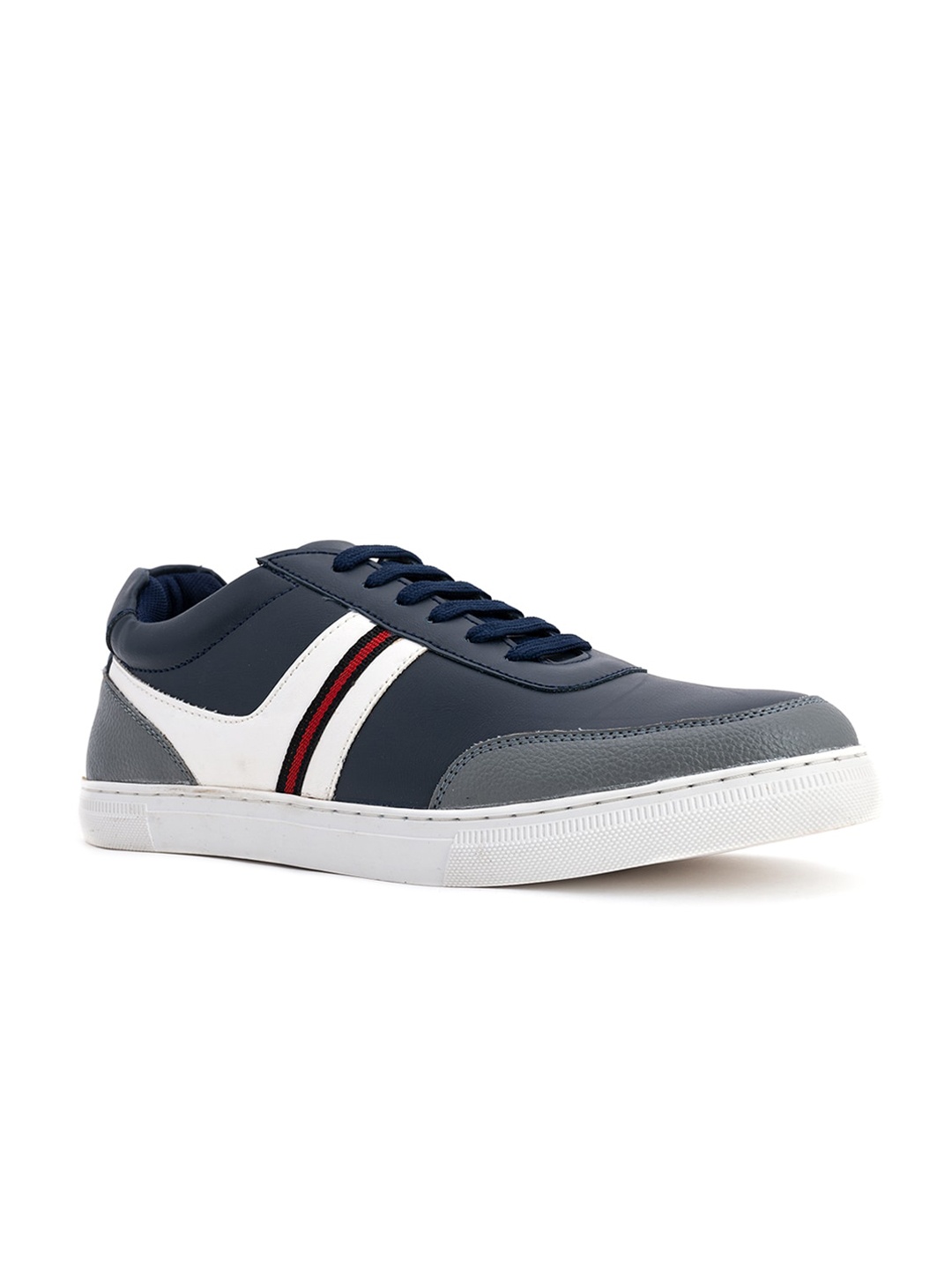 

Khadims Men Navy Blue Colourblocked Sneakers