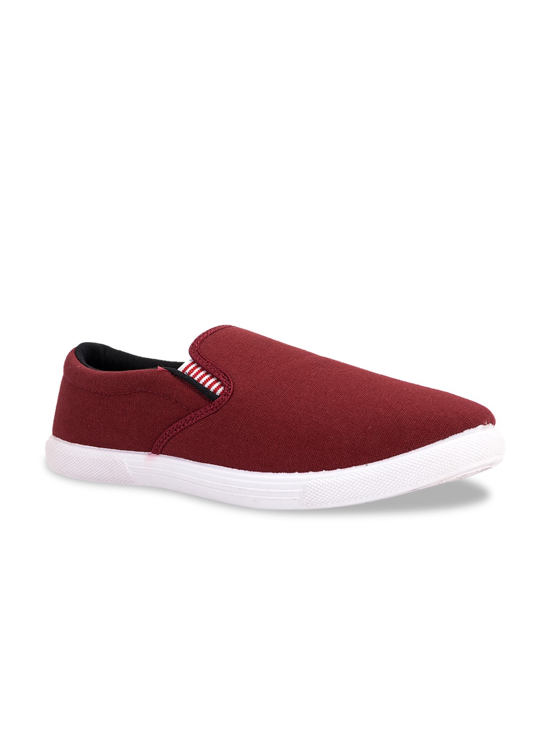 

Khadims Men Red Slip-On Sneakers