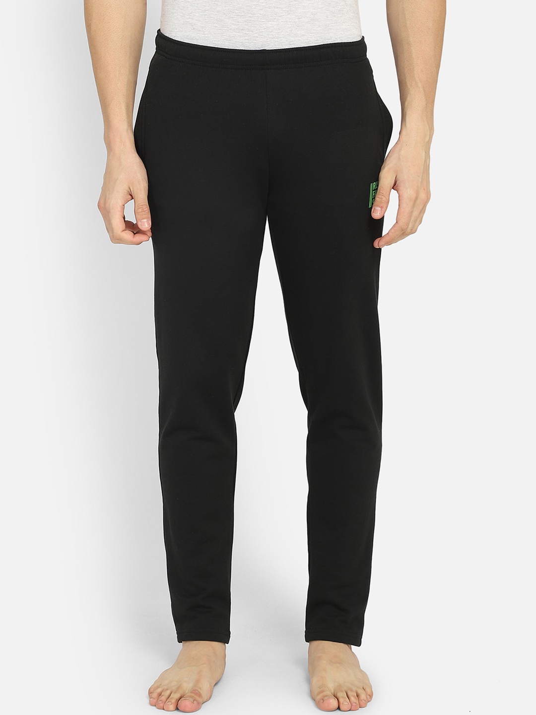 

DYCA Men Black Solid Lounge Pants
