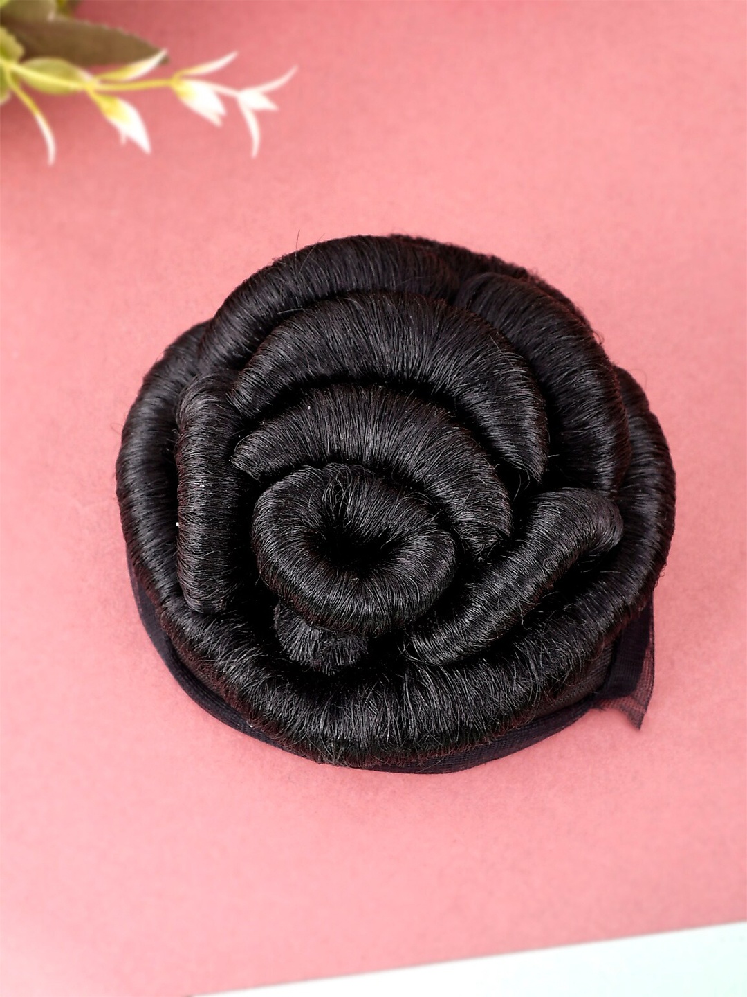 

Silvermerc Designs Women Black Embellished Juda Cover Hair Accessory Set