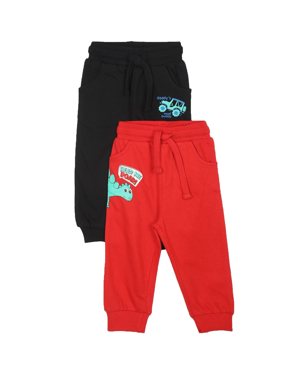 

Donuts Boys Pack Of 2 Mid-Rise Joggers, Black