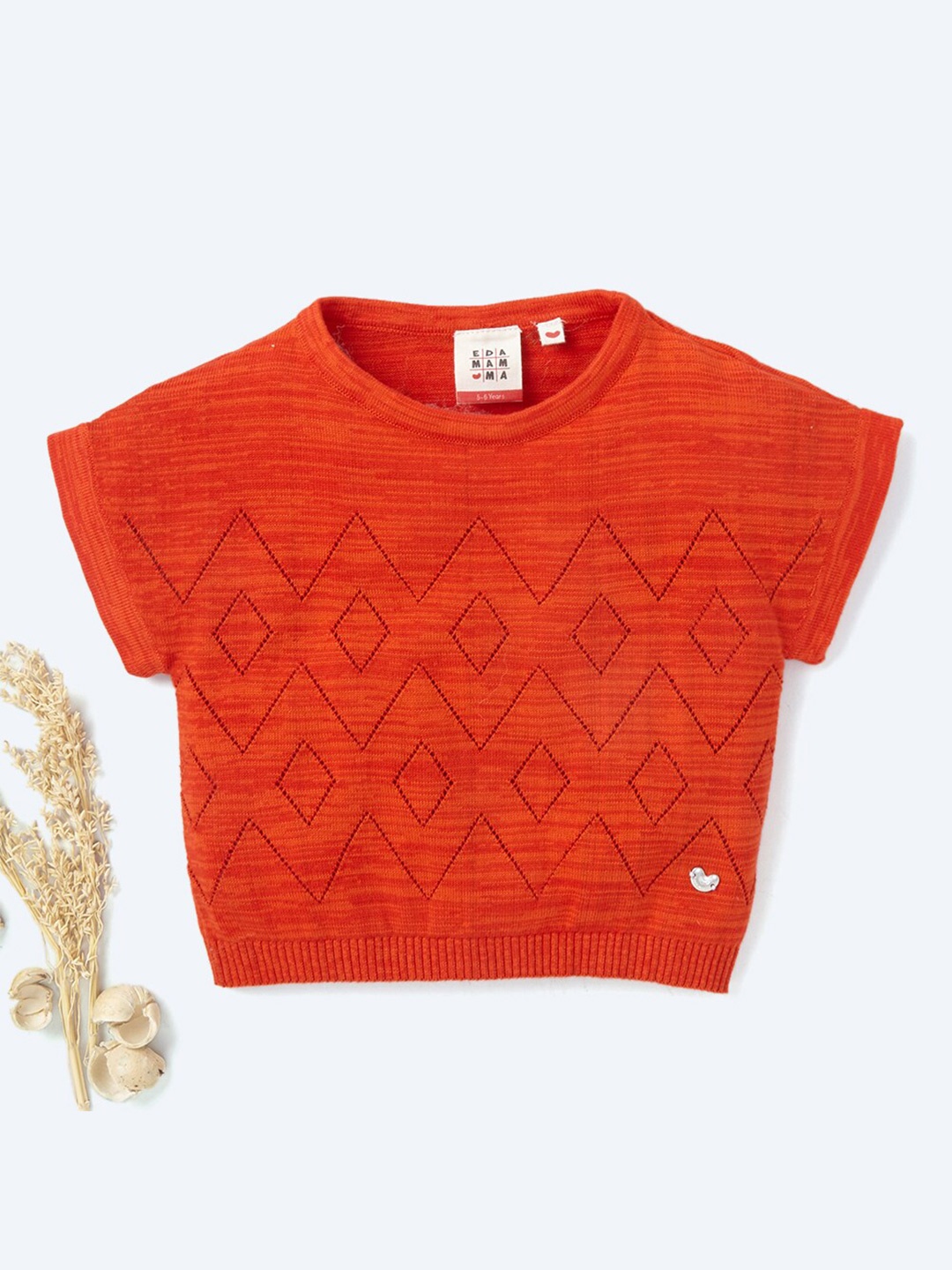 

Ed-a-Mamma Girls Orange Sweatshirt