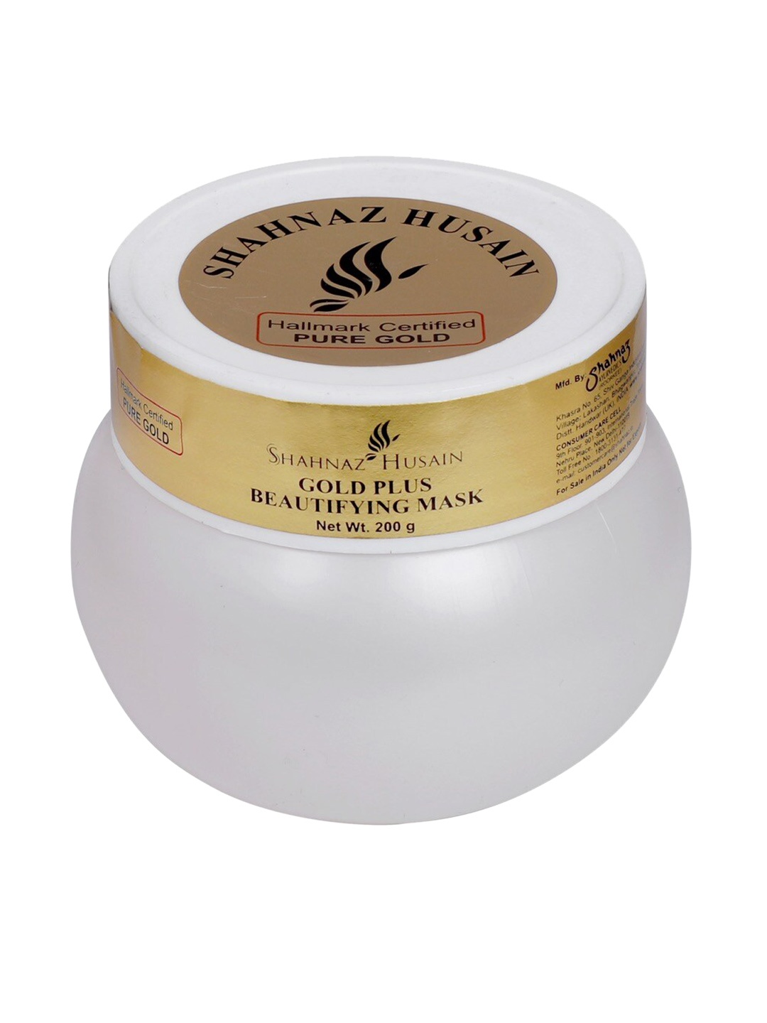 

Shahnaz Husain Nature's Gold Beautifying Mask 200 gm, White
