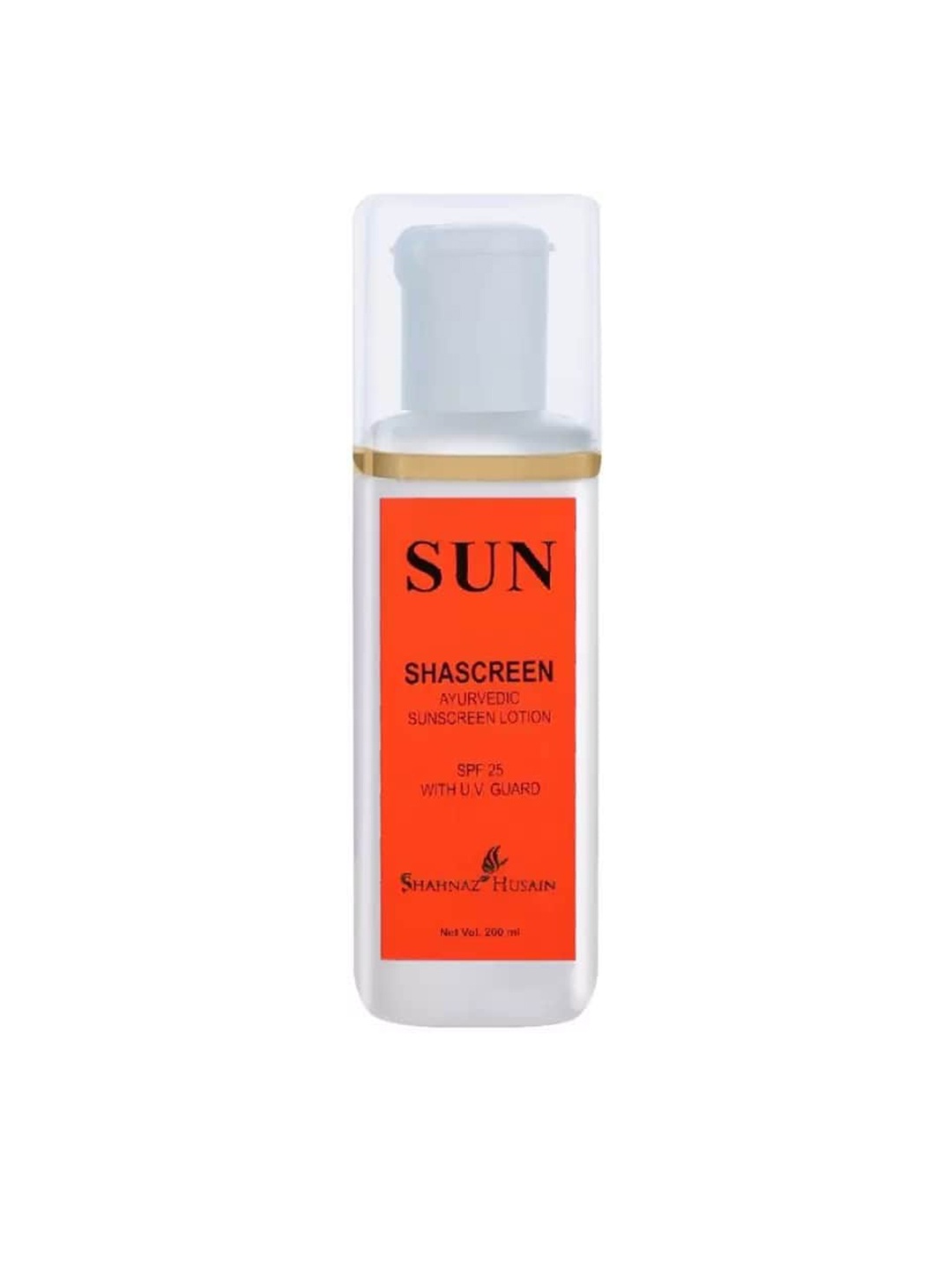 

Shahnaz Husain Shascreen Ayurvedic Sunscreen Lotion With UV Guard SPF-25 -200Ml, White