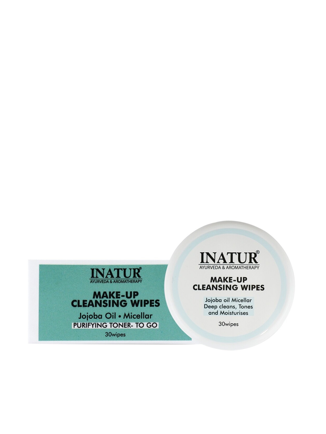

Inatur Make-Up Cleansing Wipe 30 Wipes, White