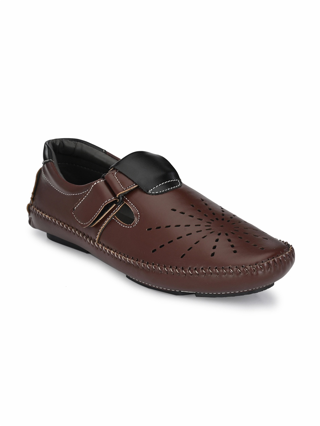 

RL Rocklin Men Brown Shoe-Style Sandals