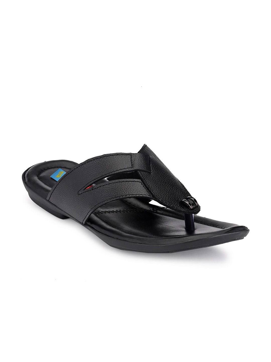 

RL Rocklin Men Black Leather Comfort Sandals